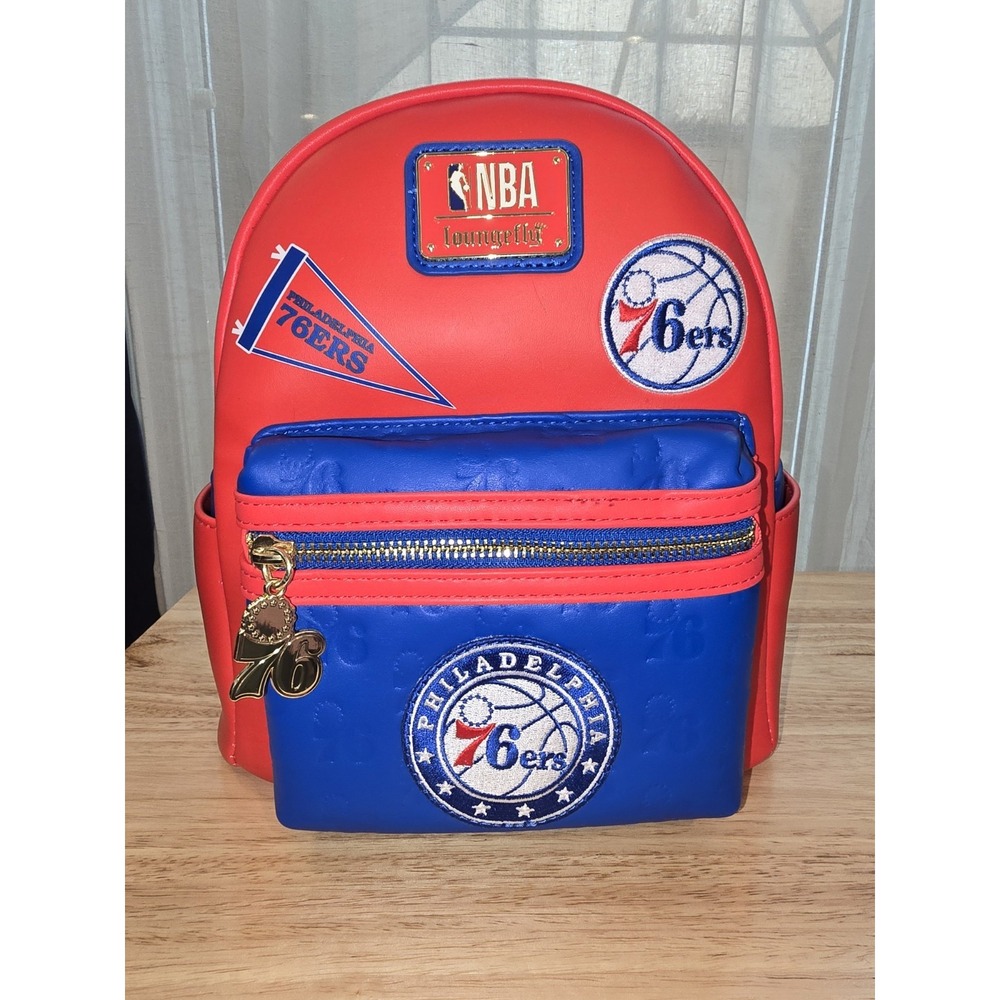 NBA Philadelphia 76ers Patch Icons Mini Backpack Loungefly